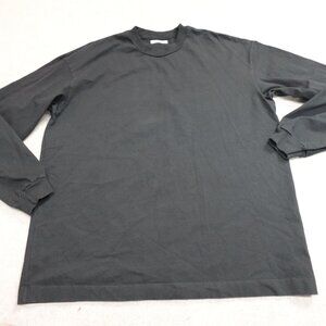 John Elliot Shirt XL Black Long Sleeve Solid Made in USA